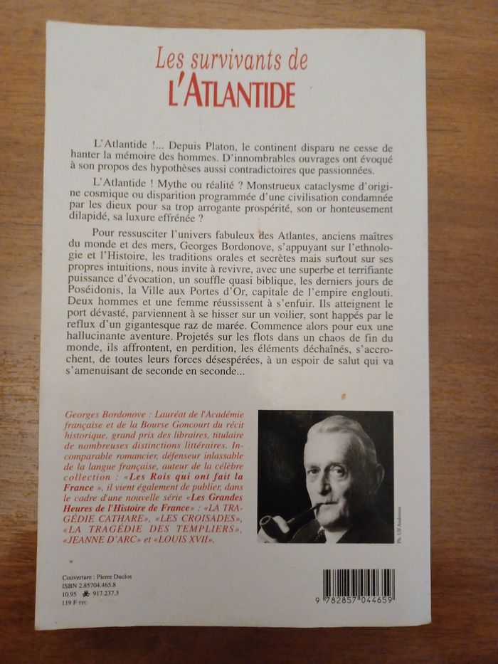 Roman "les survivants de  l'Atlantide" - photo numéro 2