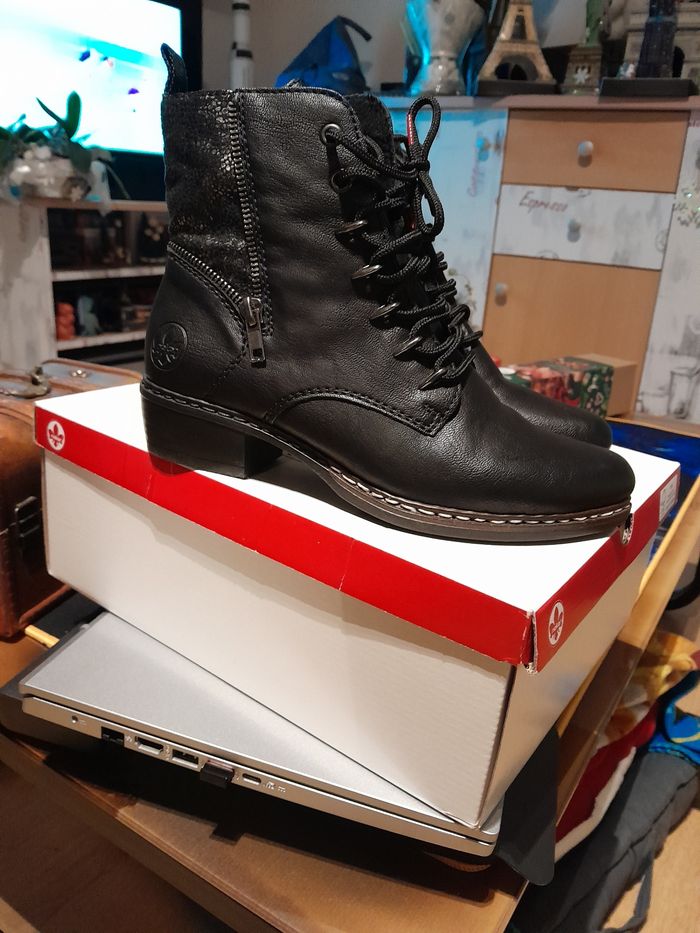 Bottines noires rieker taille 36 - photo numéro 2