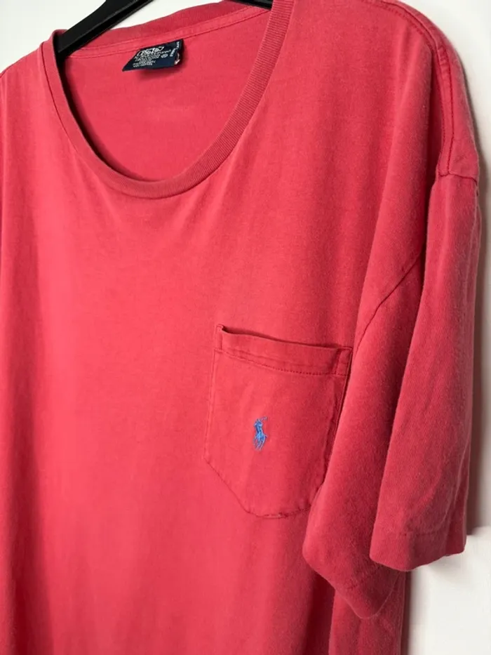 🌹tee-shirts Ralph Lauren- Rouge / T-M 🌹 - photo numéro 3