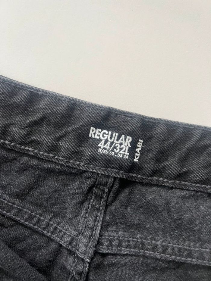 Jean homme noir taille 44/32L regular 100 % coton - photo numéro 5
