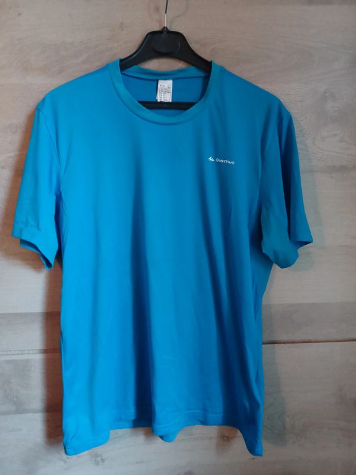 Tee shirt de sport bleu XL quechua - photo numéro 3