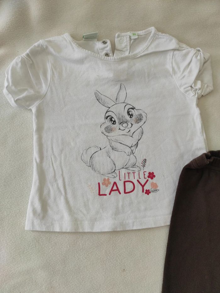 Ensemble legging/t-shirt taille 18 mois - photo numéro 2