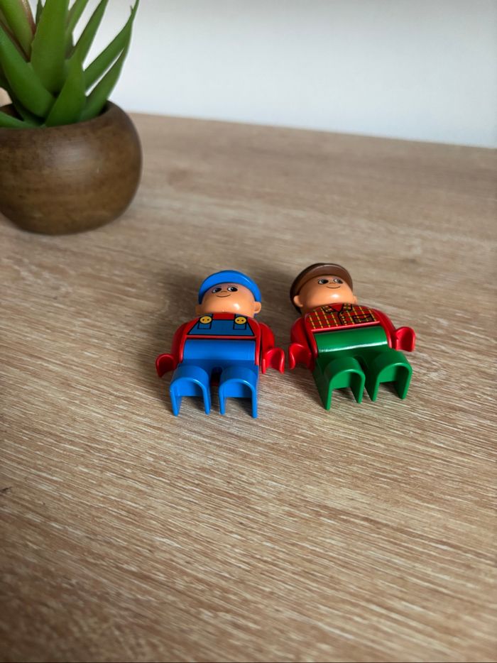 2 personnages lego duplo la ferme - photo numéro 2