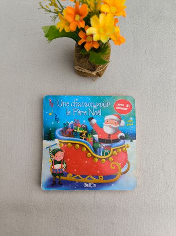 Livre sonore Une chanson pour le Père Noël