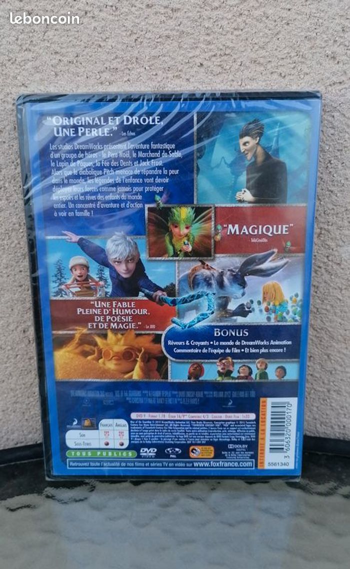 Dvd Les cinq légendes - DreamWorks (neuf sous blister) - photo numéro 3