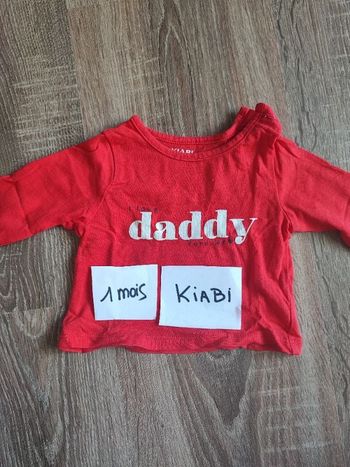 T-shirt 1 mois