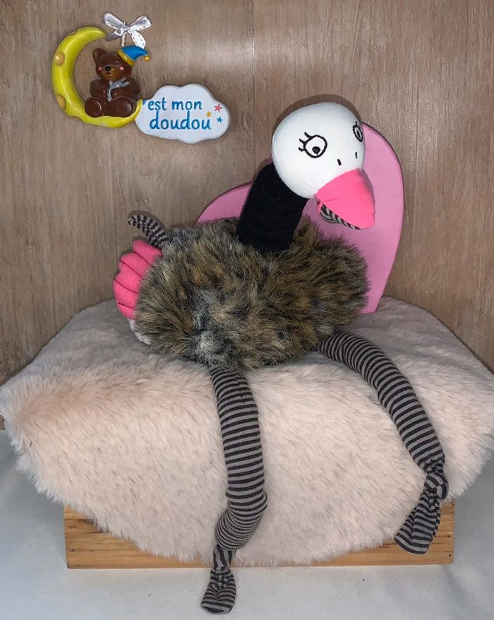 CAT12 doudou autruche 🐦 catimini