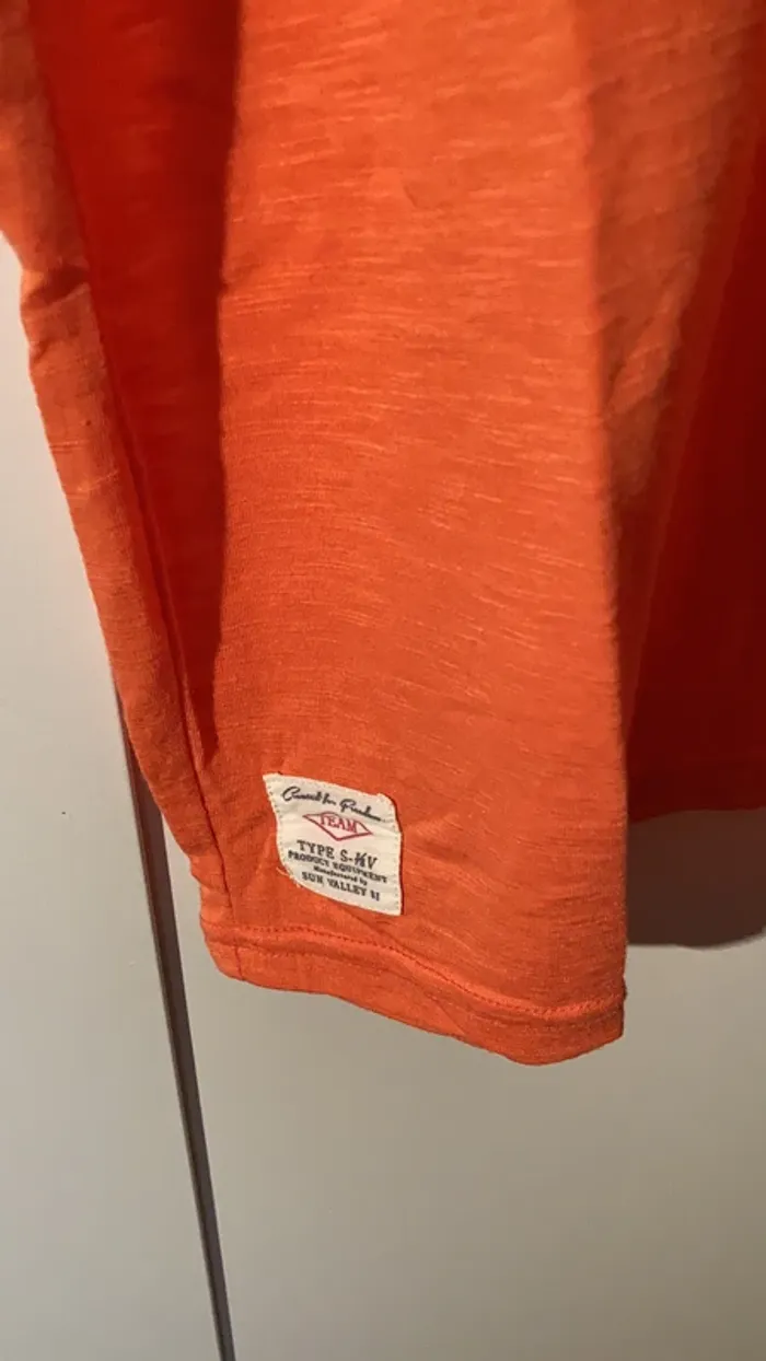 t-shirt orange - photo numéro 2