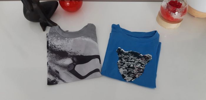 Lot de 2 t-shirts manches courtes garçon 5 ans - photo numéro 9