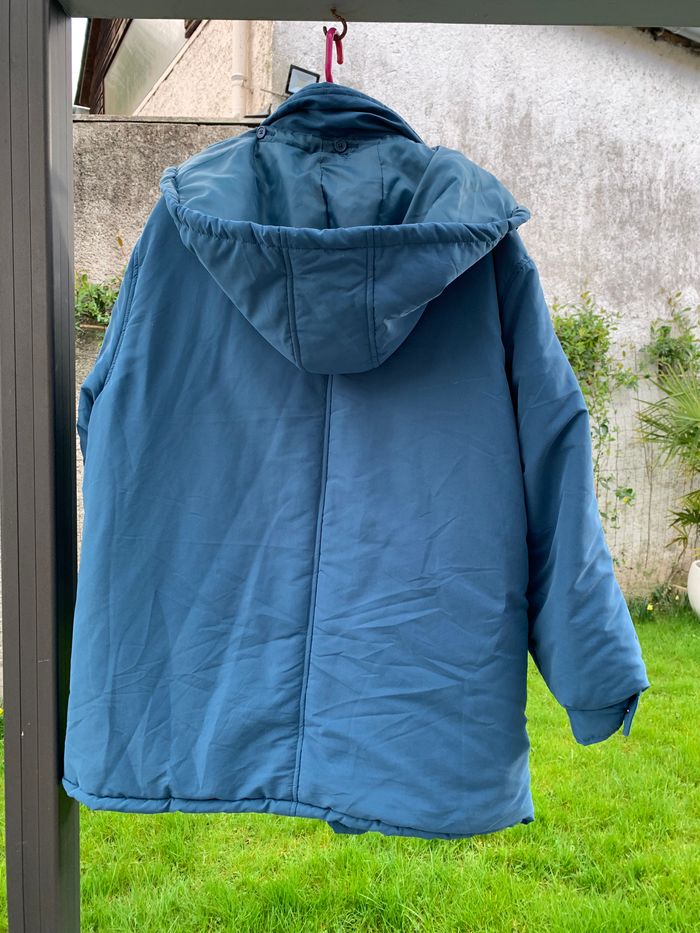 PARKA BLEU BONHEUR Bleue. NEUVE. - photo numéro 2