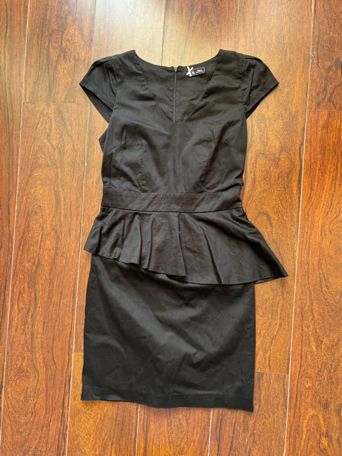 Robe noire soirée tailleur 40