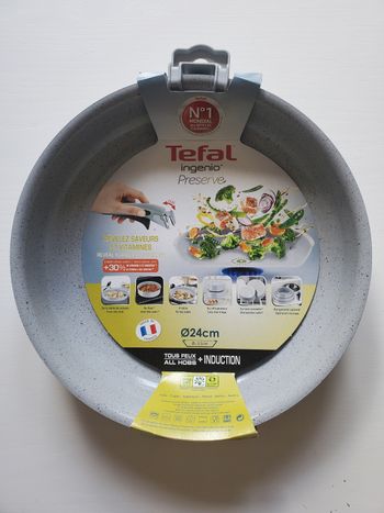 Poêle sans Poignée TEFAL Ingenio Préserve 24cm Tout Feux et Induction et Four.