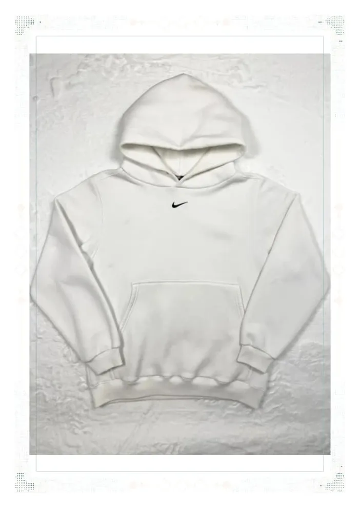 Nike pull à capuche blanc femme taille M – bon état
