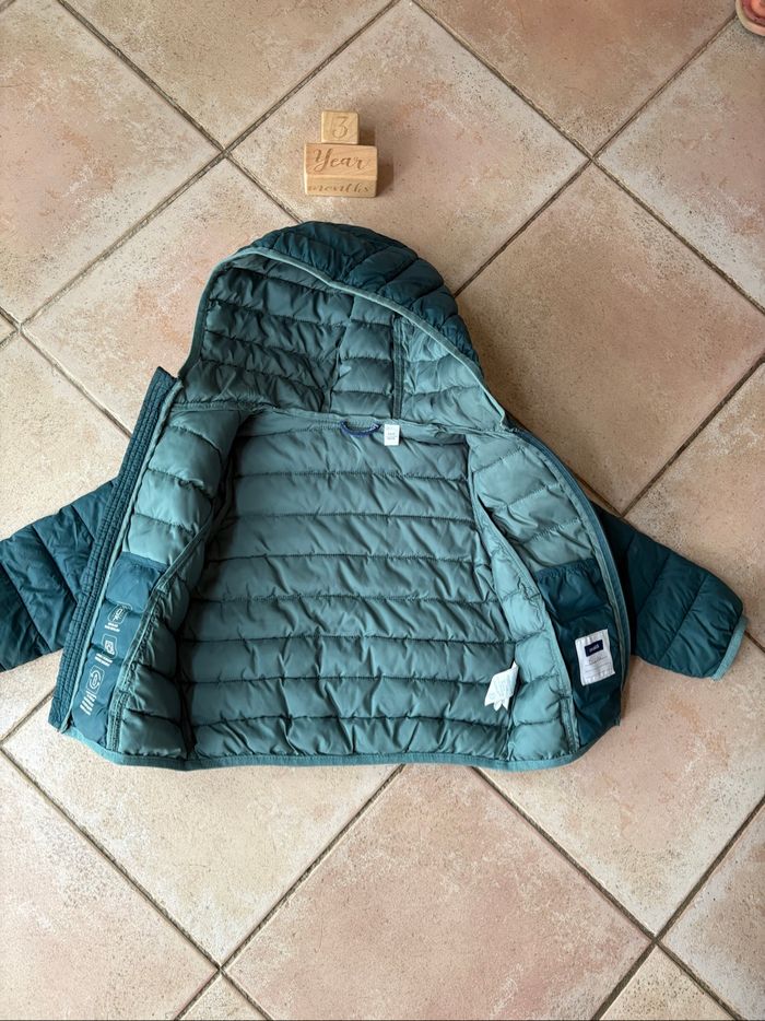 Veste légère OKAIDI verte garçon 3 ans - photo numéro 3