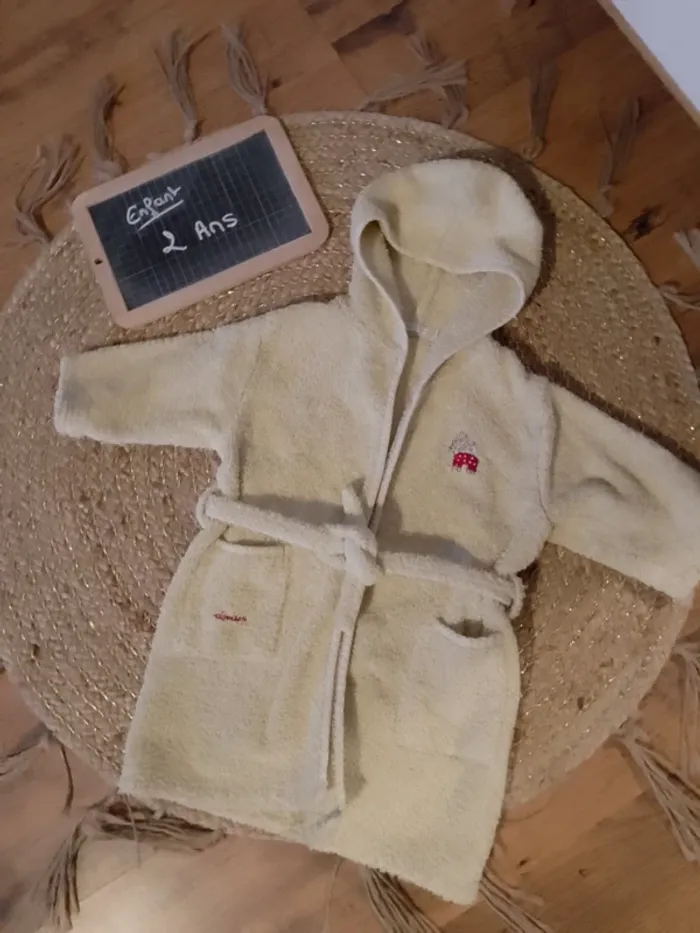 Peignoir de bain 2 ans
