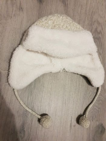 Bonnet bébé Obaibi beige