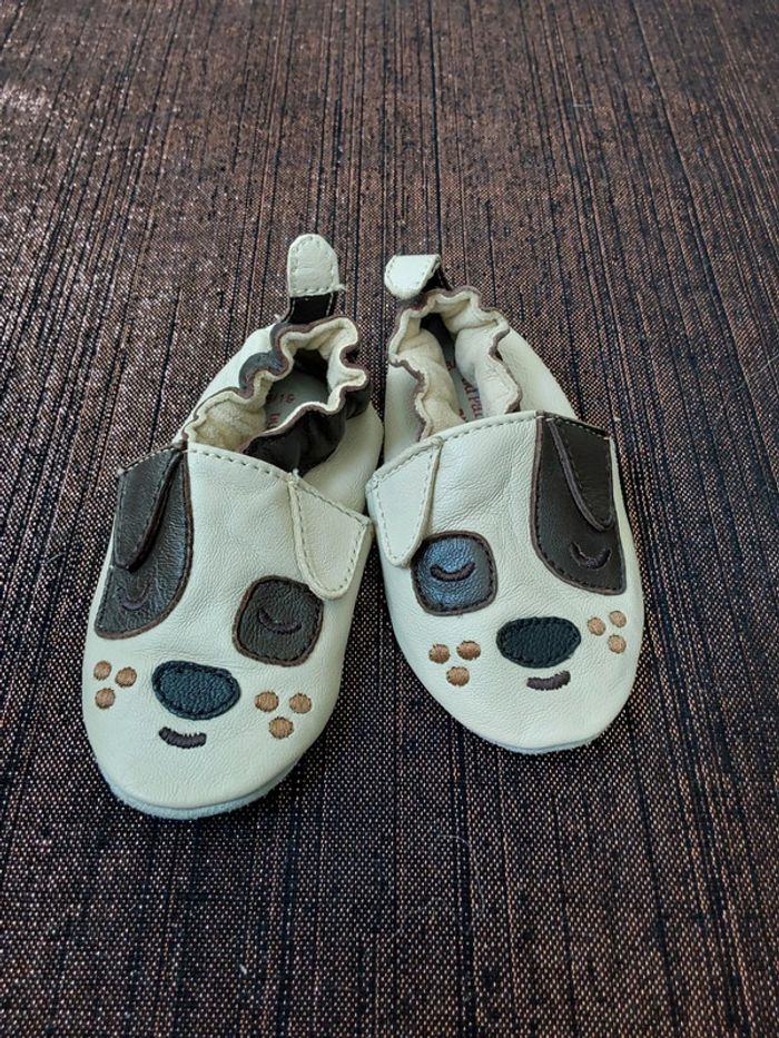 Chausson en cuir