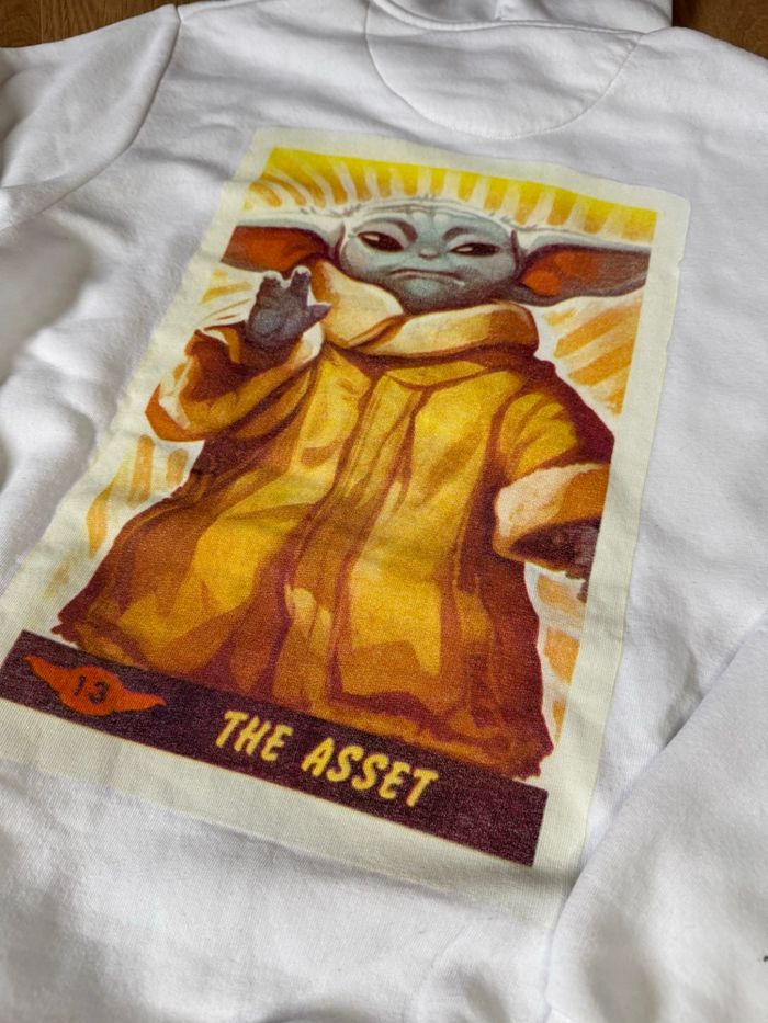 Sweat à capuche Celio The Mandalorian blanc - photo numéro 4