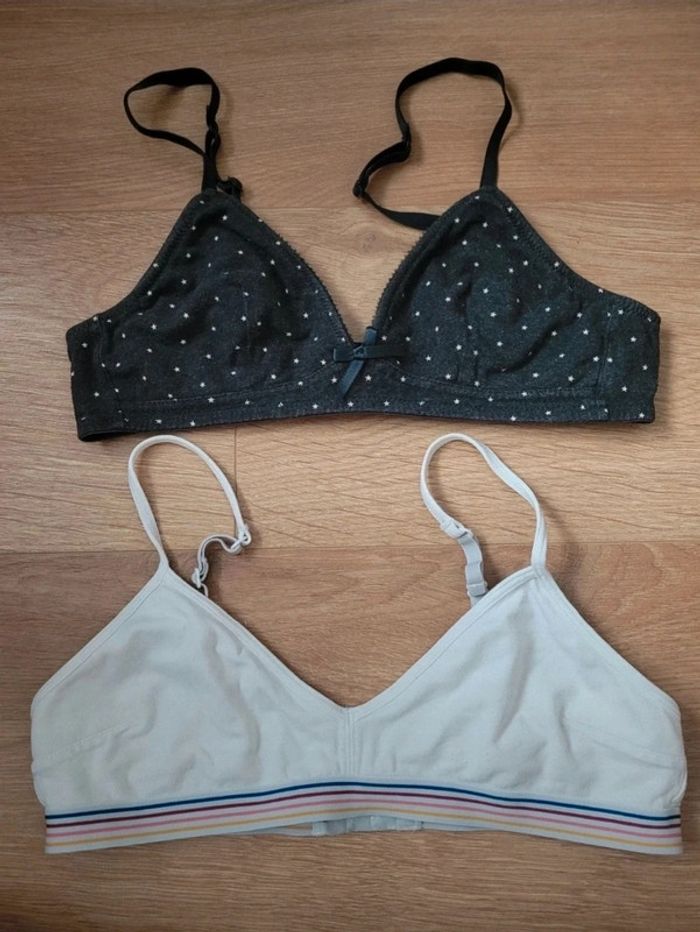 Lot de 2 soutiens-gorge ado Kiabi