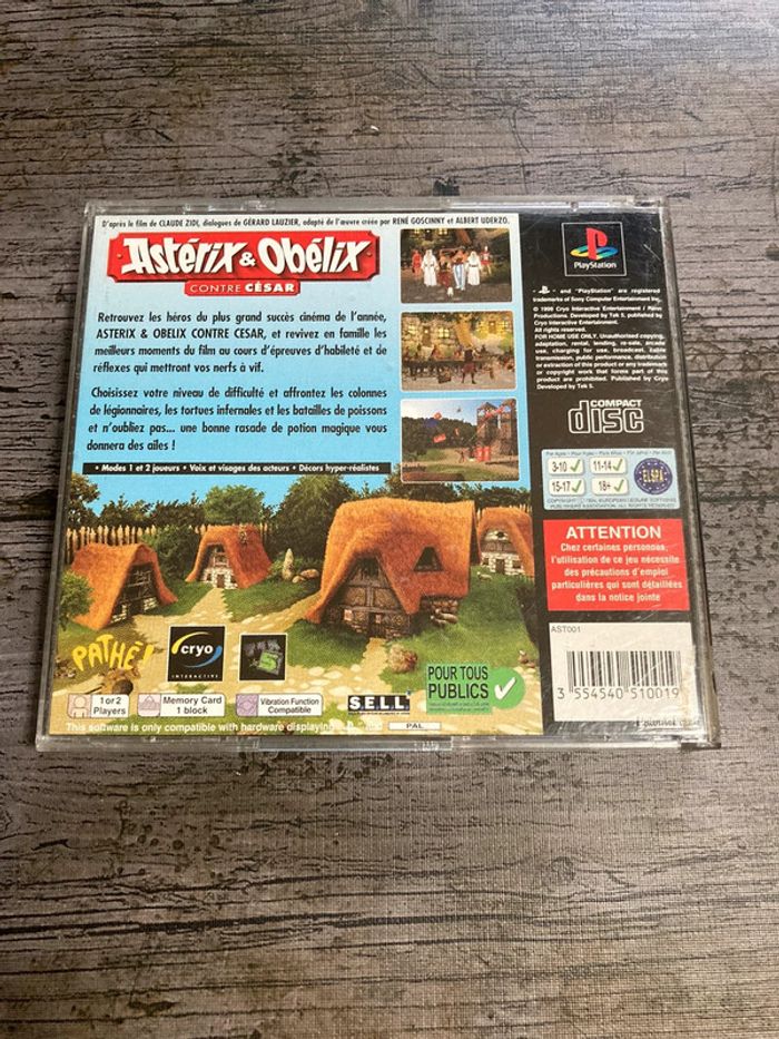 Asterix & Obelix Contre Cesar Jeu PS1 complet VF Sony - photo numéro 4