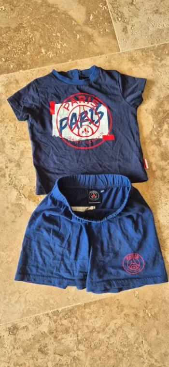 T shirt et short Paris saint Germain