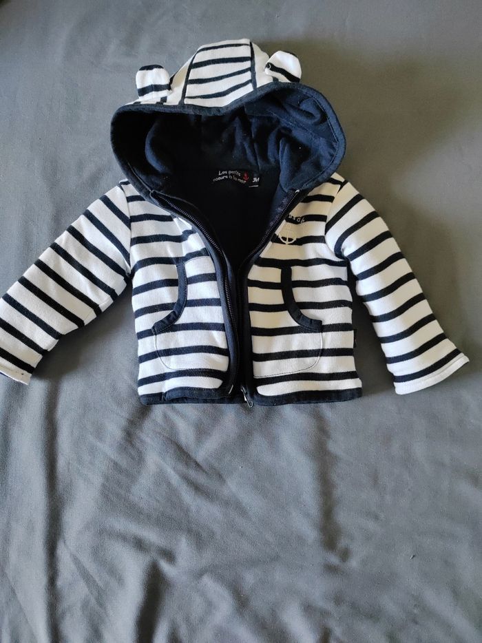 Veste marin bébé 3 mois