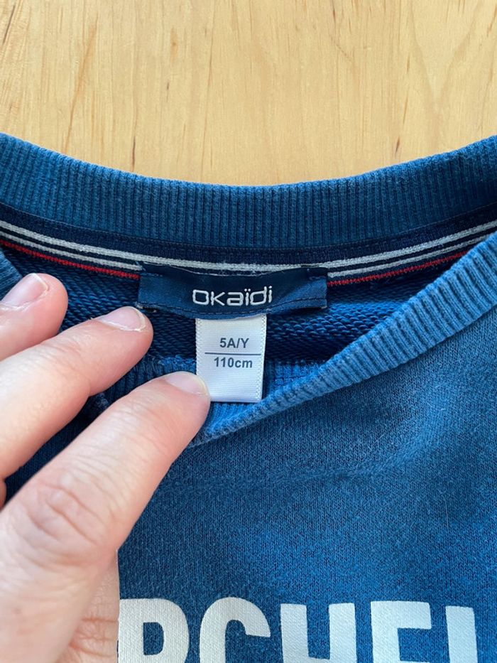 Sweat « Chercheur d’avenir » Okaidi 5 ans - photo numéro 2