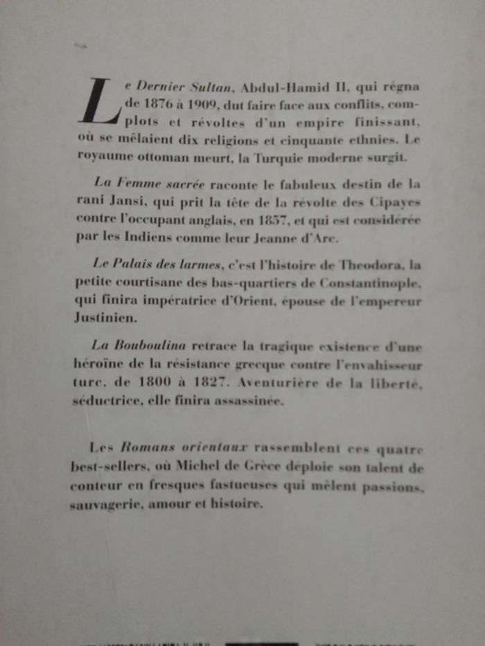 Michel de Grèce - Romans orientaux - photo numéro 3