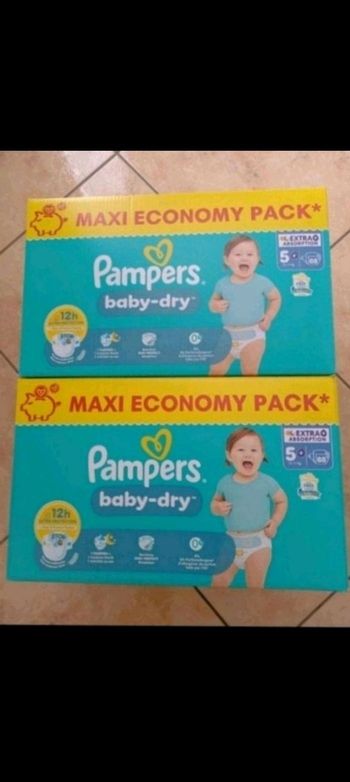 176 couches pampers baby dry taille 5+