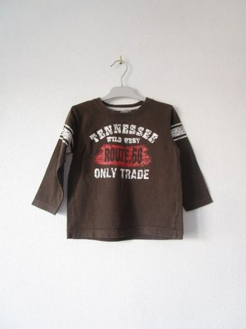 T-shirt marron Tape à l'œil 3 ans TBE