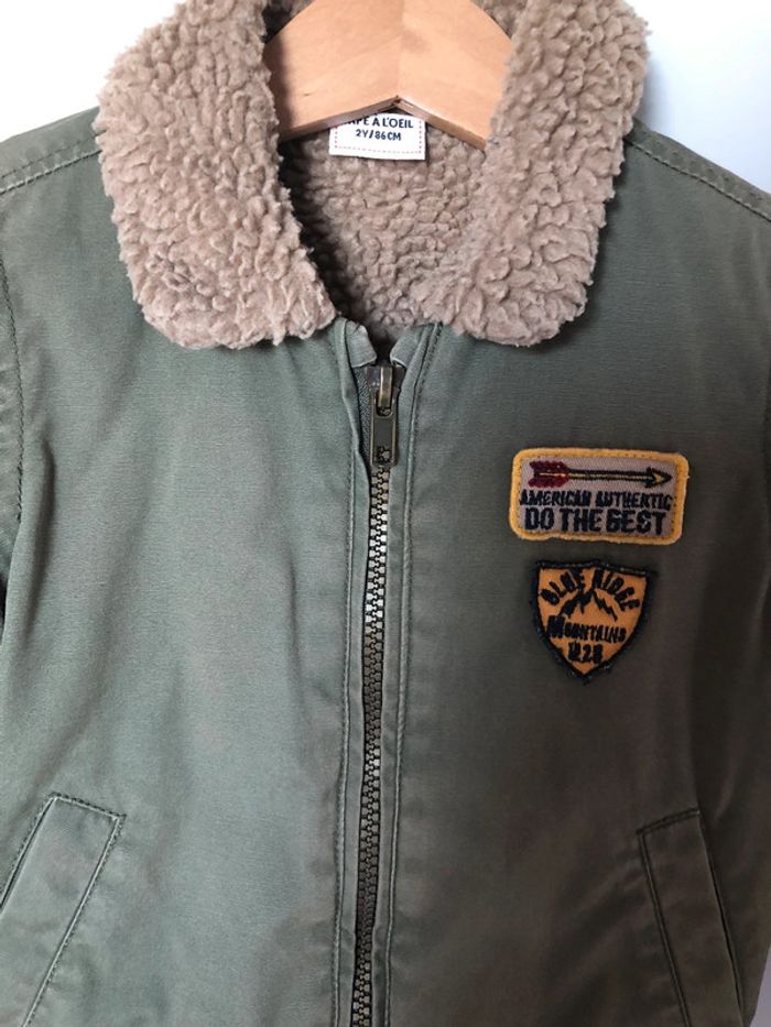 Manteau garçon style aviateur - photo numéro 3