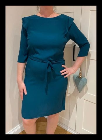 Robe bleu canard taille 40