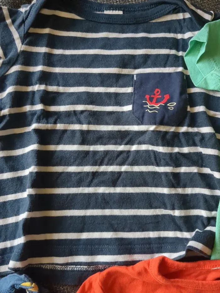 Lot de 5 tee shirts bébé garçon taille 9 mois - photo numéro 5