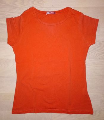 Tee-shirt orange DPAM 
T. 8 ans