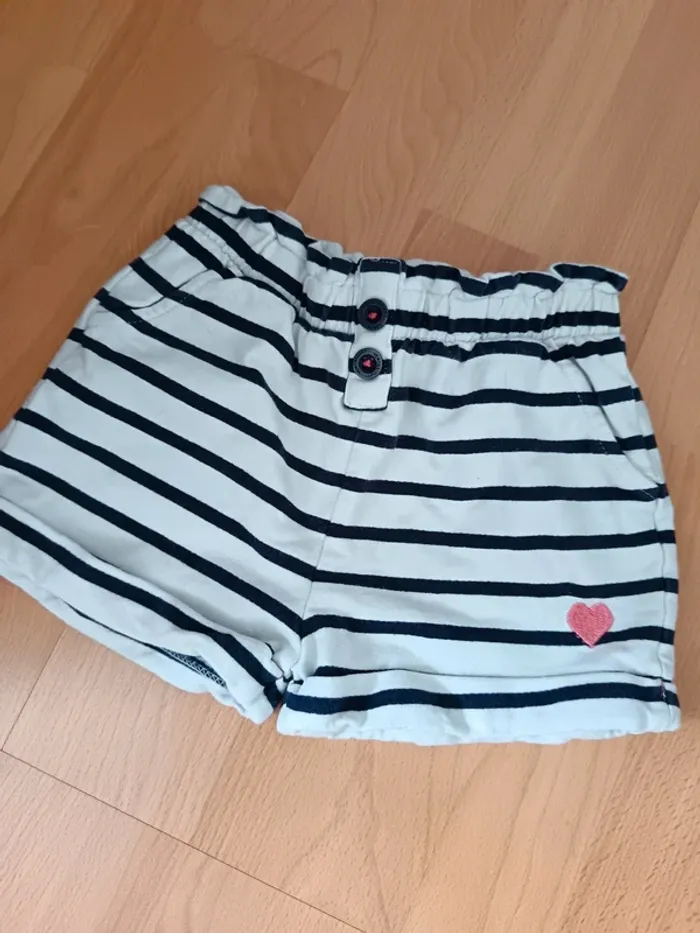 Short vertbaudet