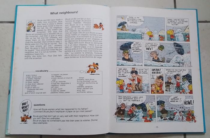 BD apprendre l'anglais avec boule et Bill - photo numéro 3