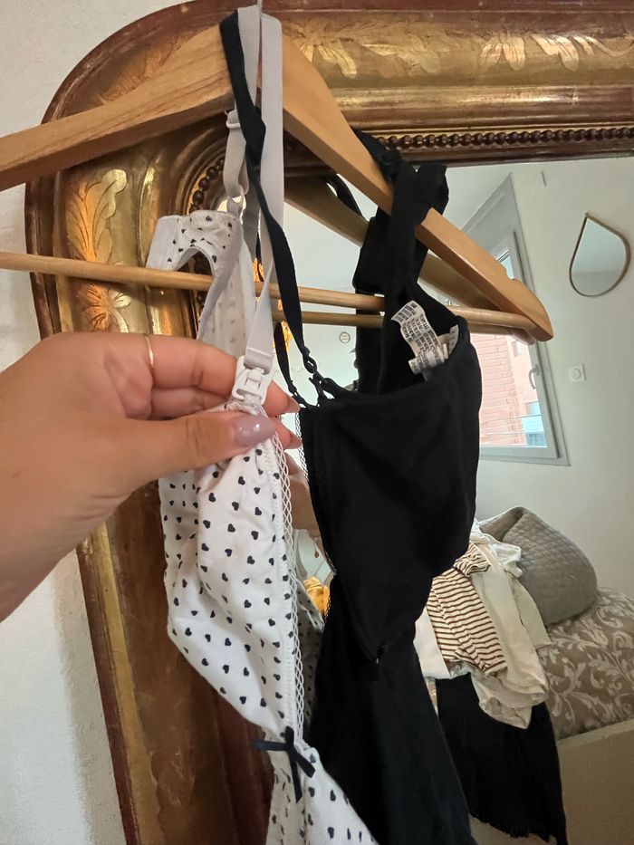 Lot de 2 soutiens gorge allaitement - photo numéro 2