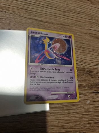Carte pokémon cresselia HOLO 2/106 fr année 2008
