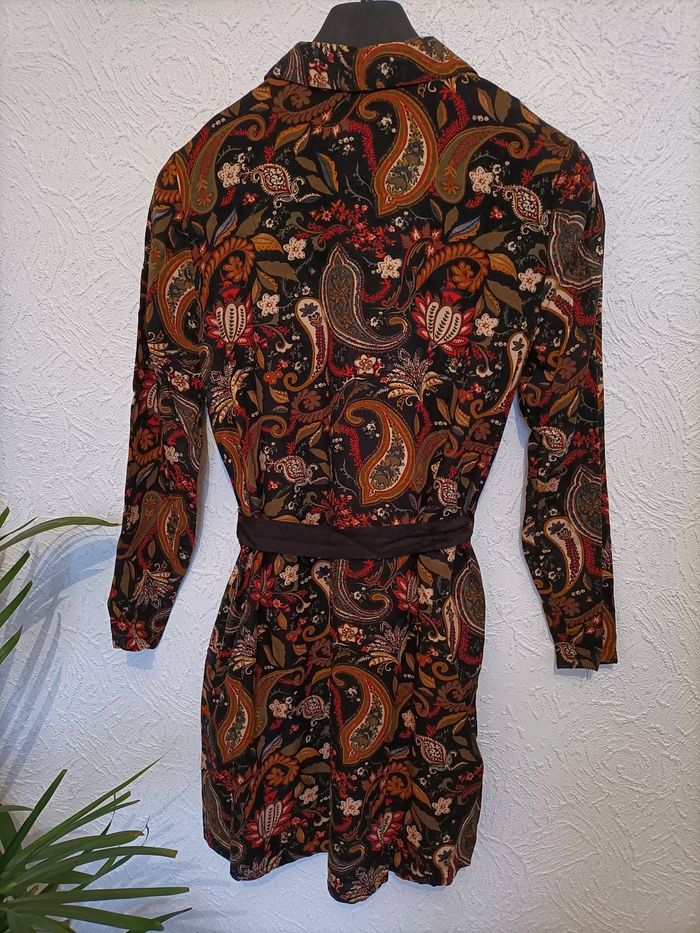 Robe chemise Pimkie T38/40 neuve noir à Motifs 🍂 - photo numéro 4