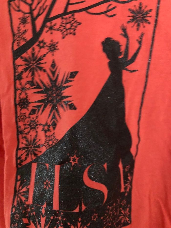 Teeshirt Elsa la reine des neiges 6 ans - photo numéro 2