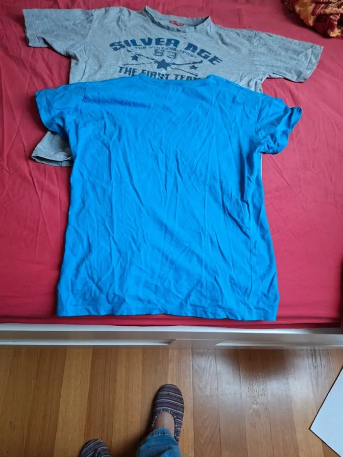 Lot tee-shirts shirts manches courtes taille S - photo numéro 3