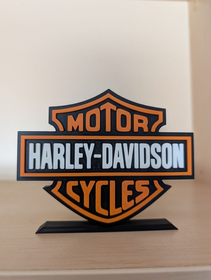 Bibelot statuette harley-davidson