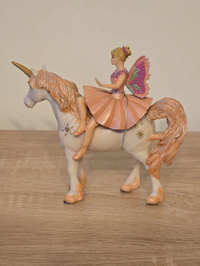Figurine Ballerine sur sa licorne - Papo - photo numéro 2