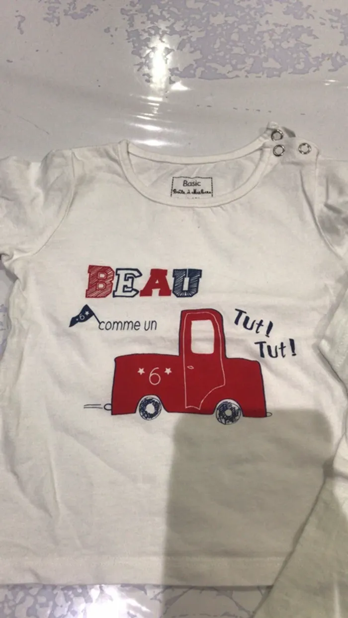 Lot tee-shirts 12 mois - photo numéro 3