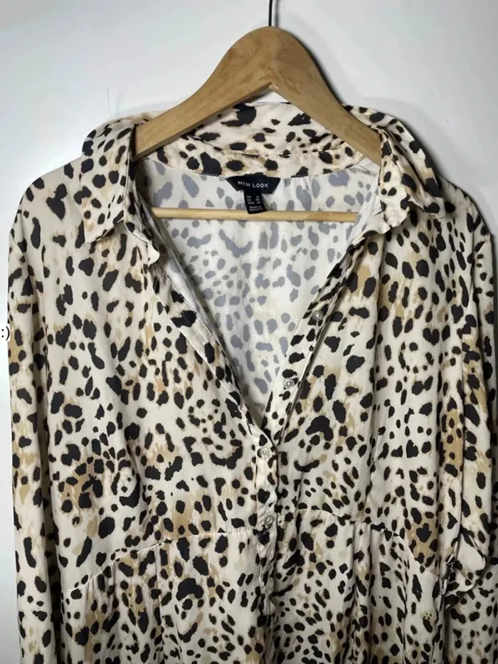 Robe longue femme léopard taille 46 / new look - photo numéro 4