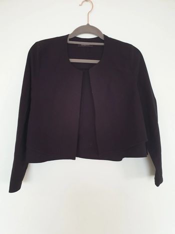 Veste courte noire cache cache 36