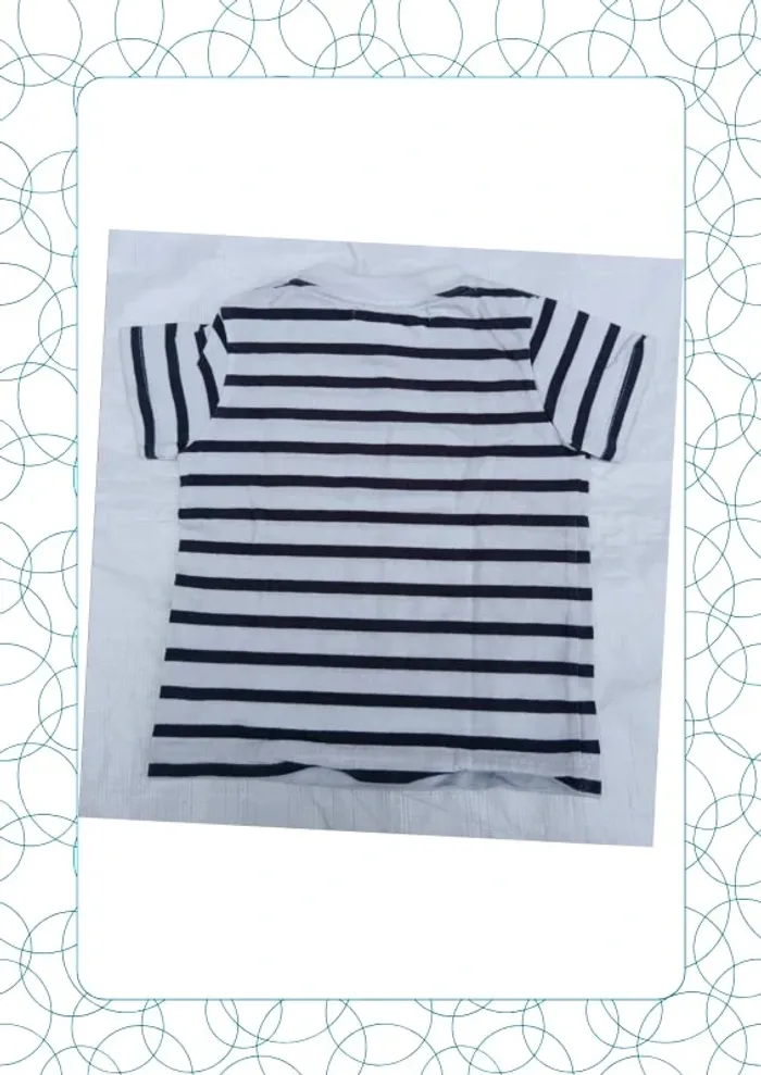 Tee shirt manches courtes 18 mois Week-end à la Mer - photo numéro 3