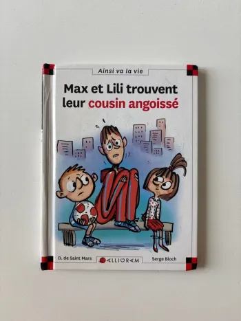 Livre Max et Lili trouvent leur cousin angoissé
