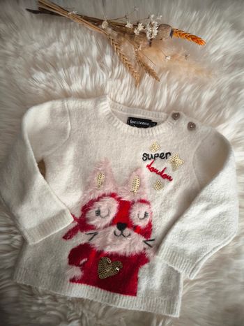 🤍 Super pull Super Doudou In Extenso 9 mois 🤍