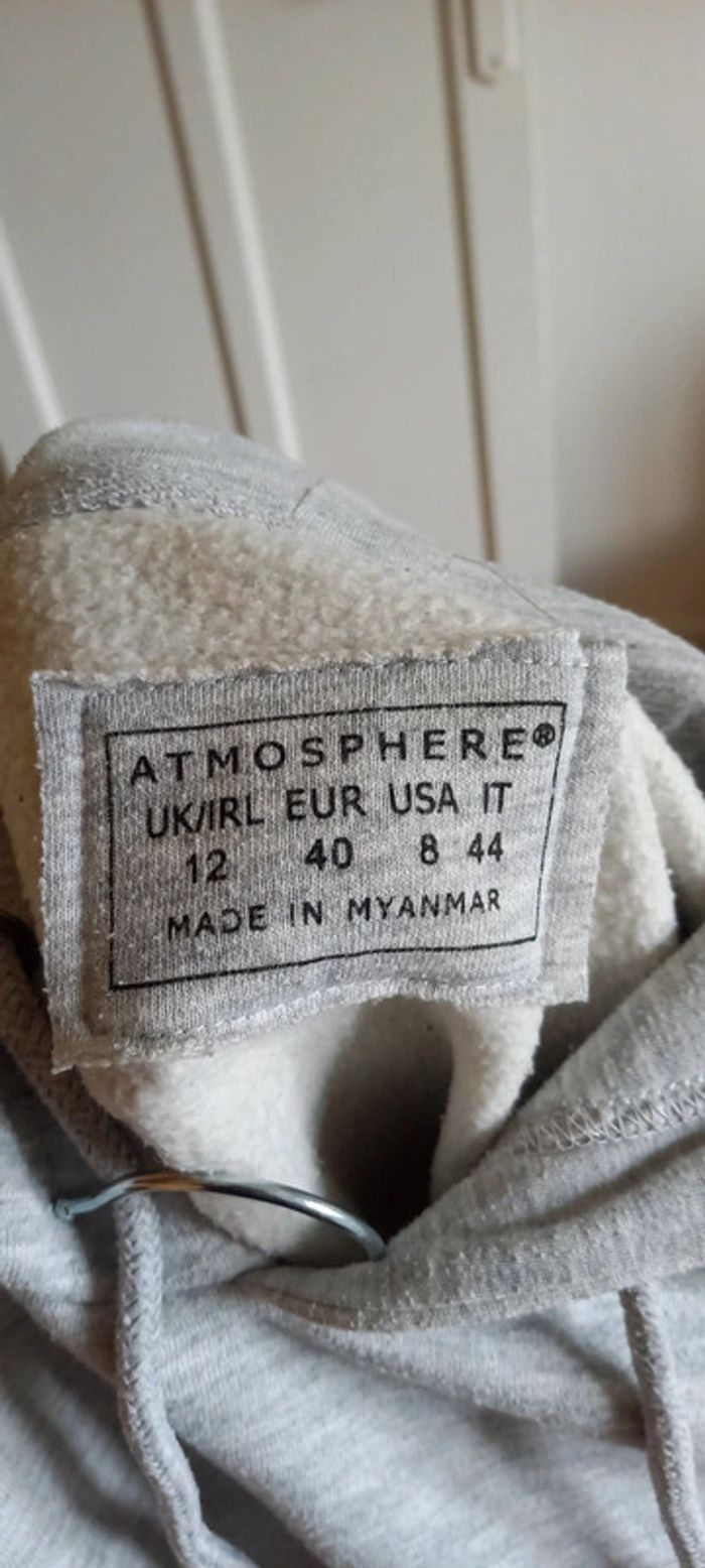 Sweat à capuche gris primark 40 - photo numéro 3